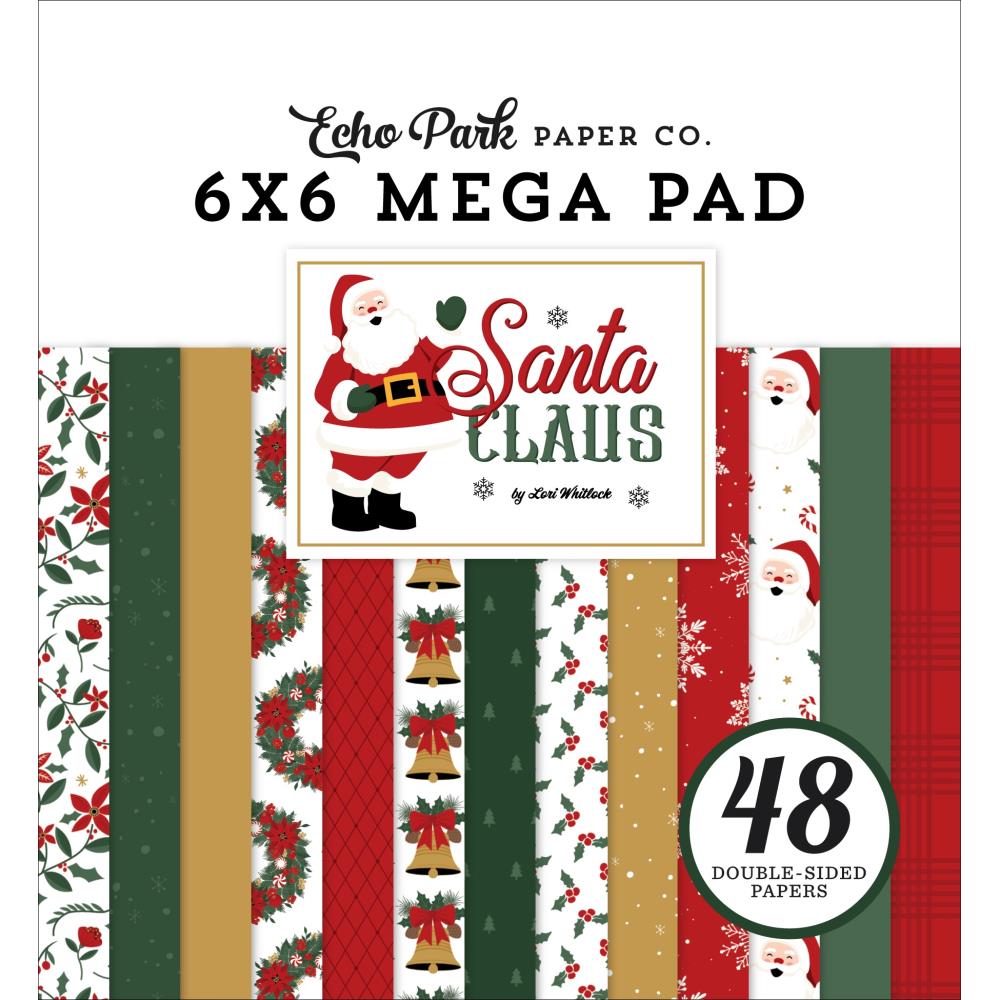 Echo Park Santa Claus 6 x 6 Mega Paper Pad sc457031