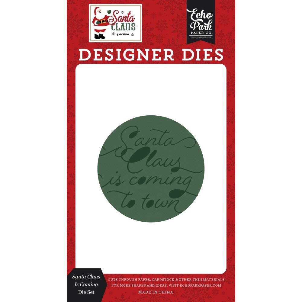Echo Park Santa Claus Is Coming Circle Dies sc457040