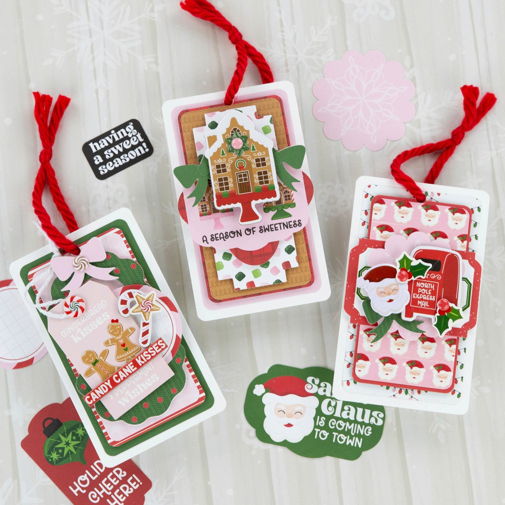 Echo Park Santa's Christmas Delivery 12 x 12 Collection Kit scd459016 Gift Tags