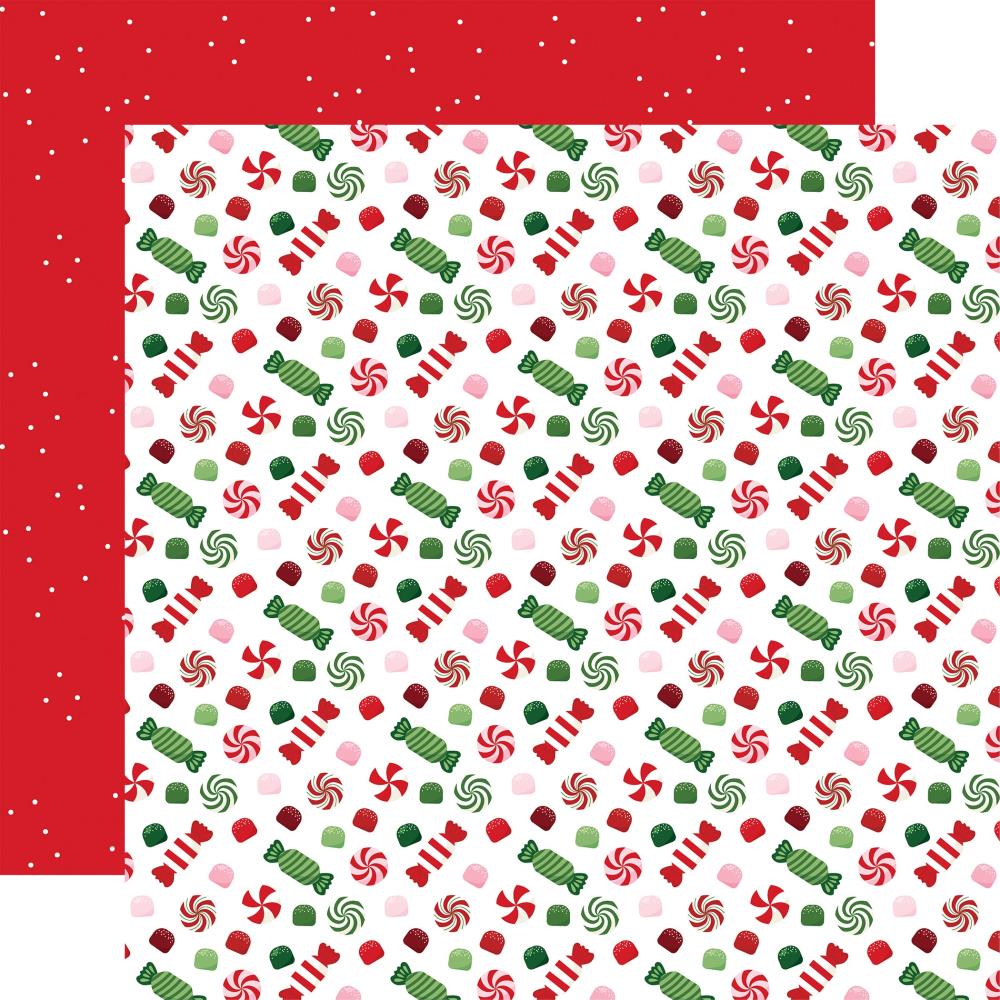 Echo Park Santa's Christmas Delivery 12 x 12 Collection Kit scd459016 Sweet As Sugar Candies