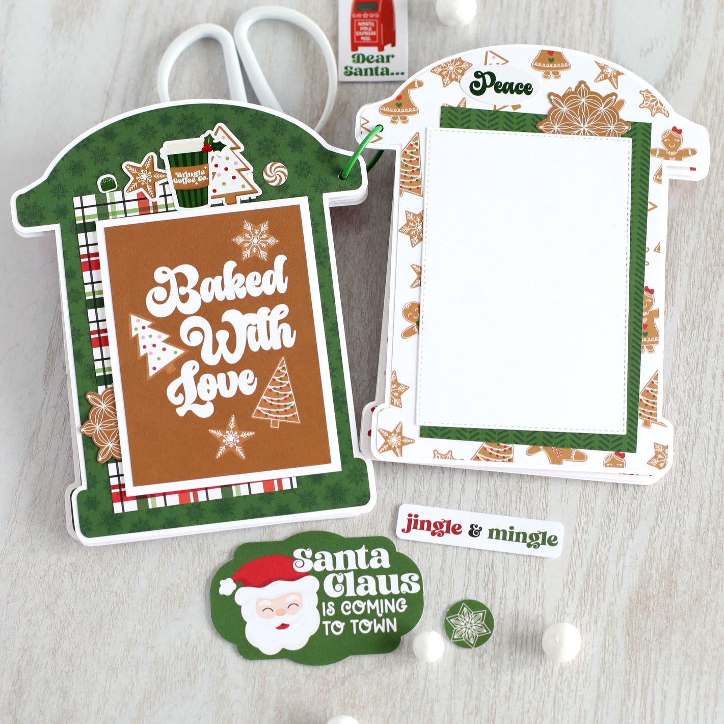 Echo Park Santa's Christmas Delivery 6 x 6 Mega Paper Pad scd459031 Holiday Baking