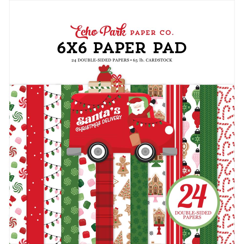 Echo Park Santa's Christmas Delivery 6 x 6 Paper Pad scd459023