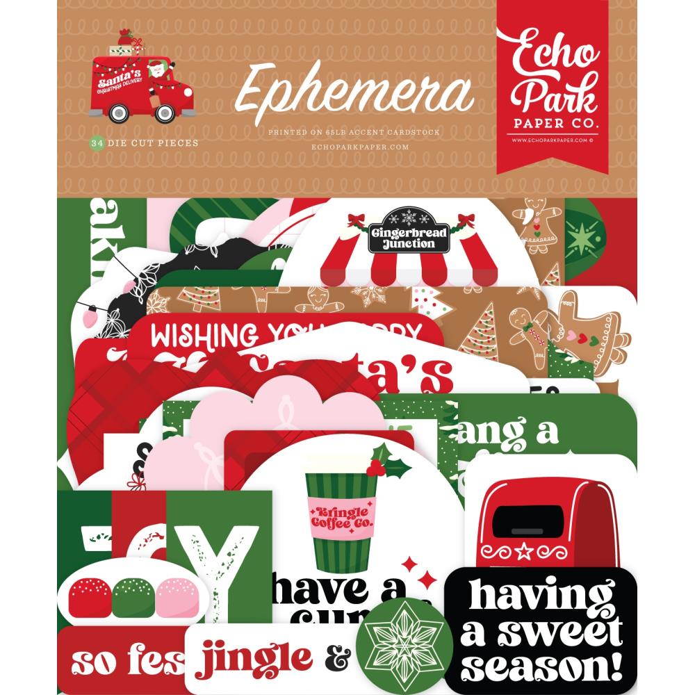 Echo Park Santa's Christmas Delivery Ephemera scd459024