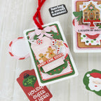 Echo Park Santa's Christmas Delivery Ephemera scd459024 Candy Cane Kisses Tag