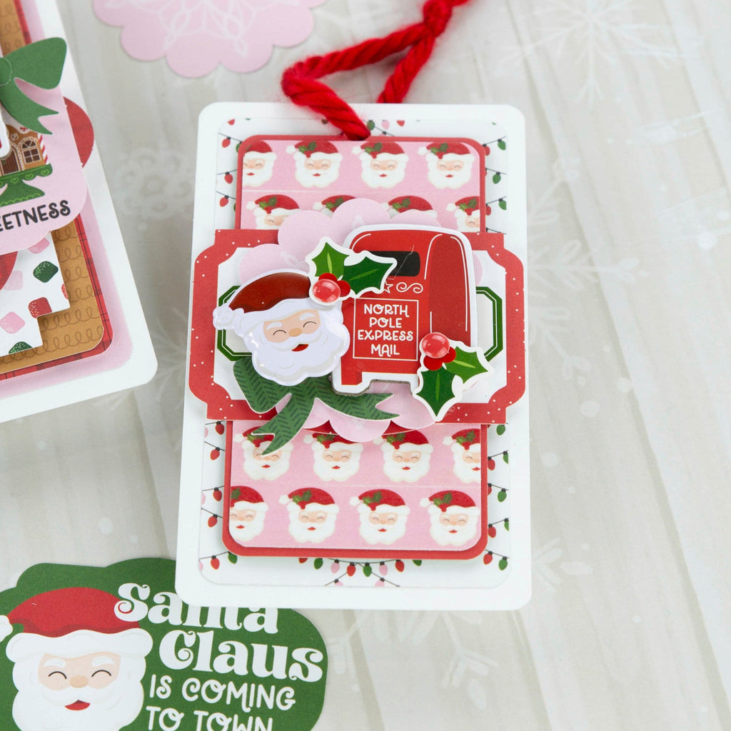 Echo Park Santa's Christmas Delivery Ephemera scd459024 North Pole Express Tag