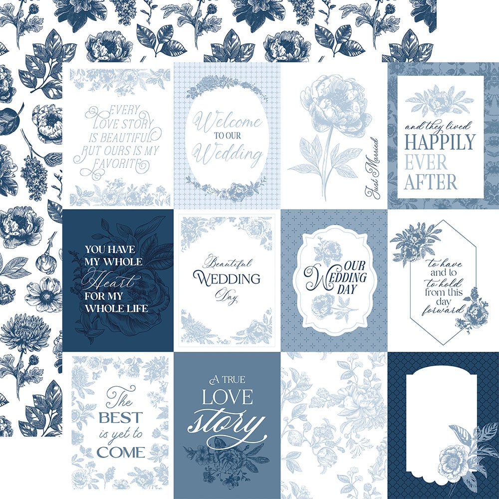 Echo Park Save The Date 12 x 12 Collection Kit std498016 Wedding Day Sentiments