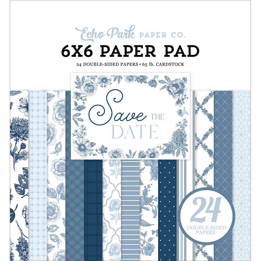 Echo Park Save The Date 6 x 6 Paper Pad std498023