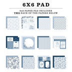Echo Park Save The Date 6 x 6 Paper Pad std498023 Detailed Images