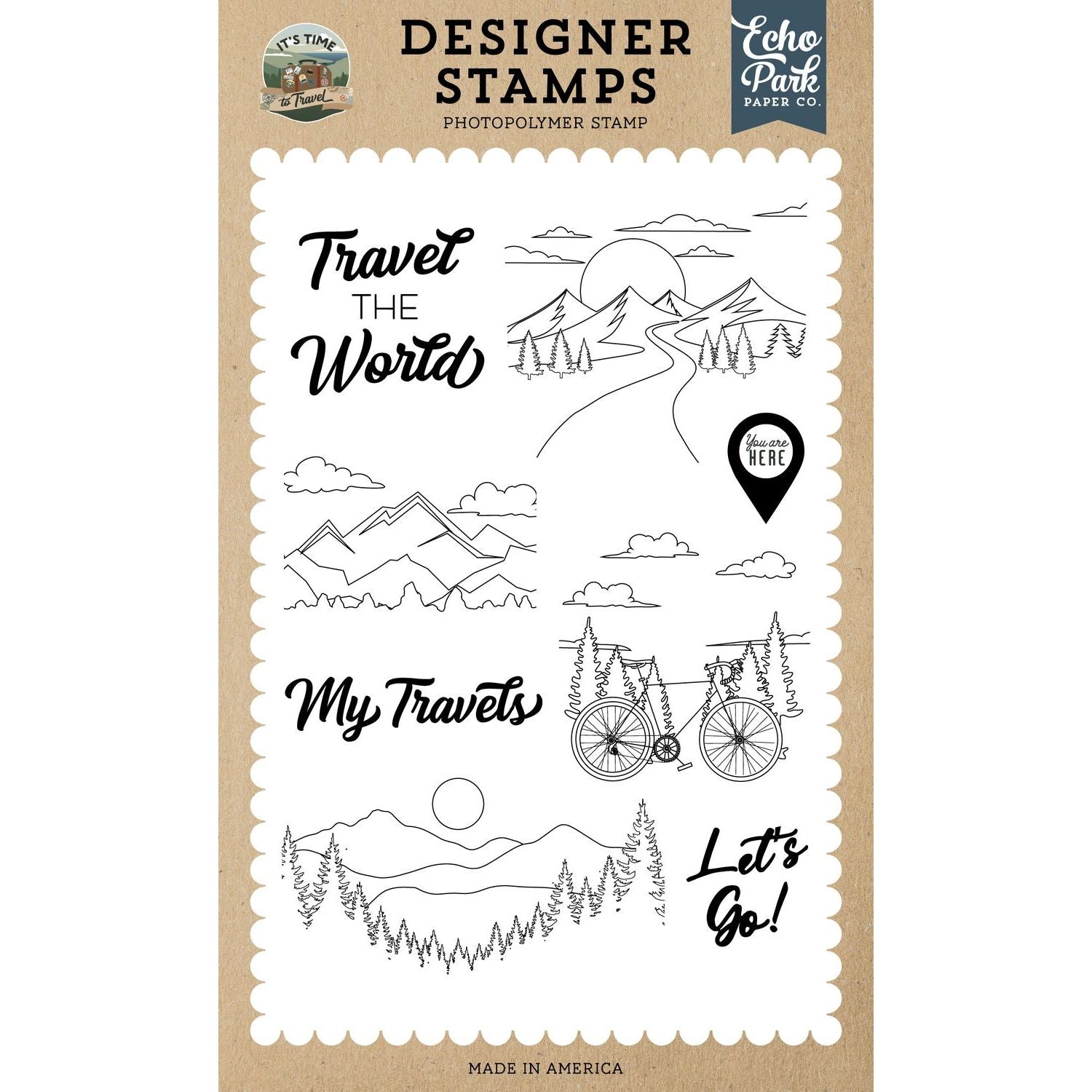 Echo Park Scenic Views Clear Stamps ttt494046