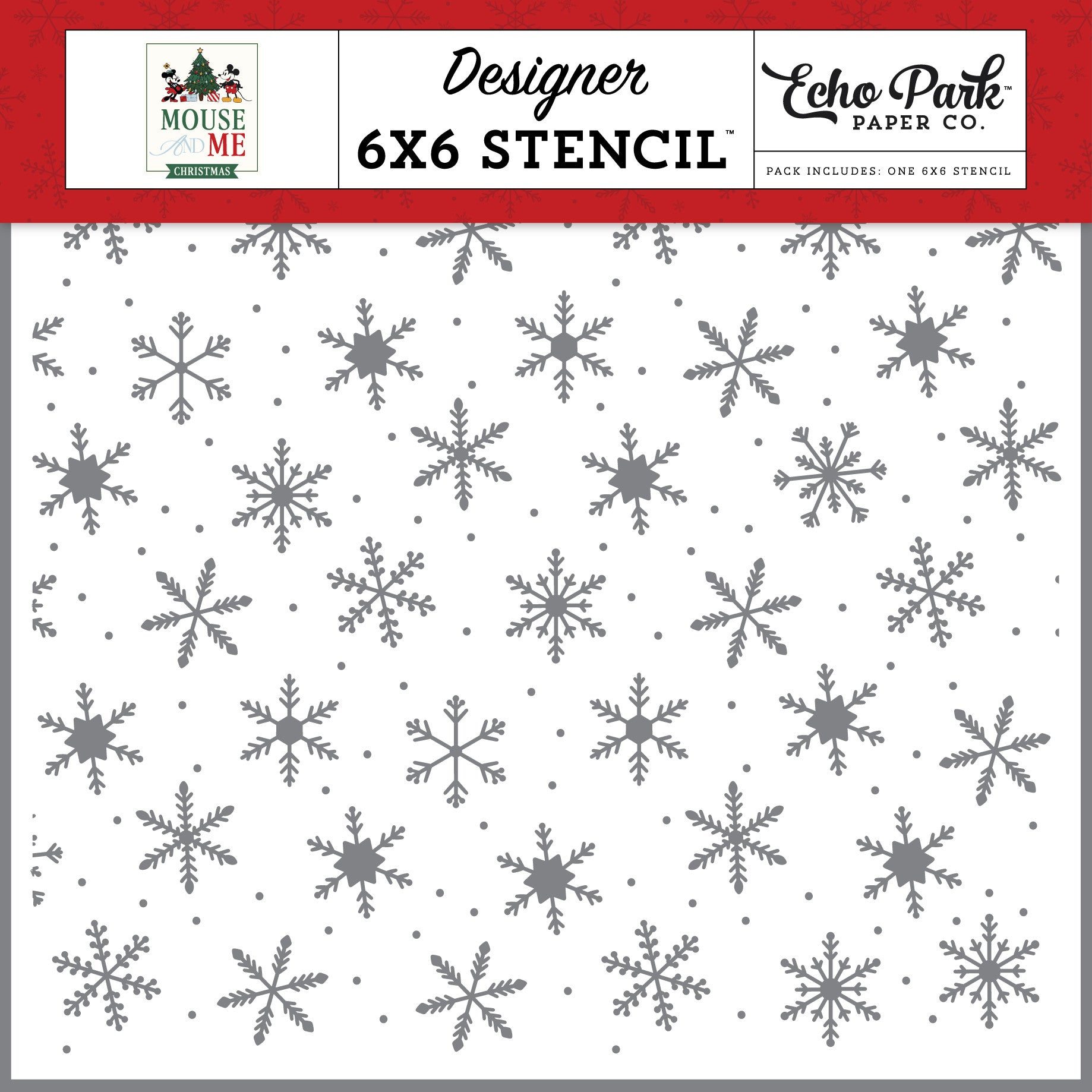 Echo Park Seasonal Snowflakes Stencil mmc520033