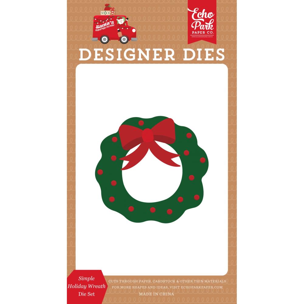 Echo Park Simple Holiday Wreath Dies scd459040