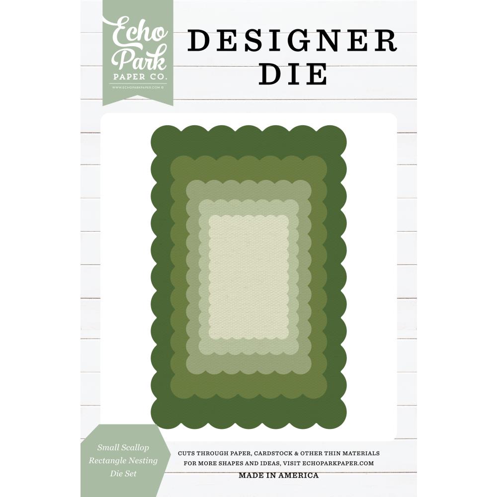 Echo Park Small Scallop Rectangle Nesting Dies eppdie1425
