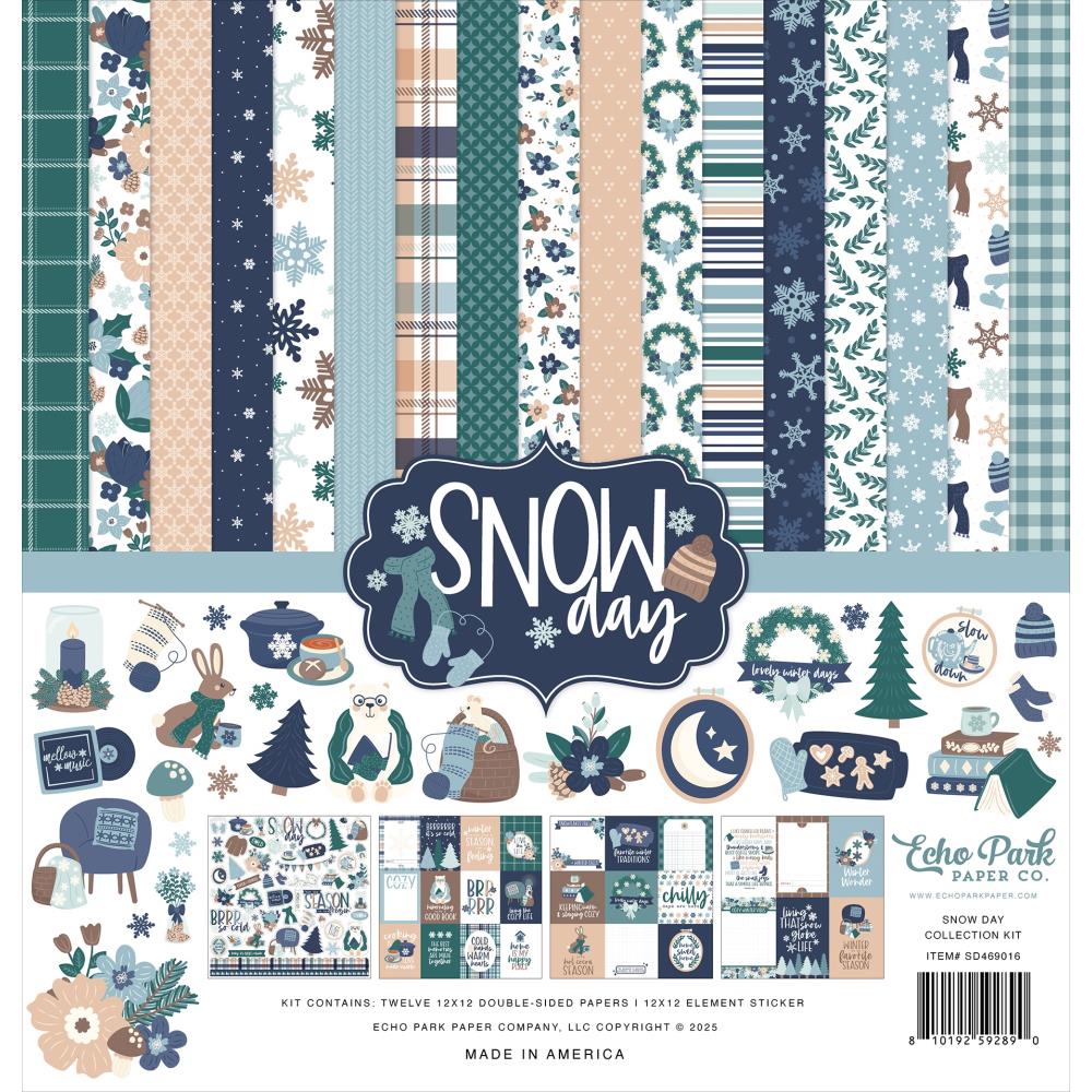 Echo Park Snow Day 12 x 12 Collection Kit sd469016