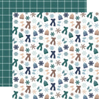 Echo Park Snow Day 12 x 12 Collection Kit sd469016 Bundle Up