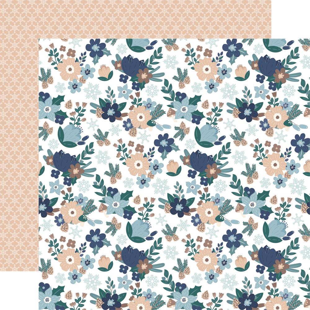 Echo Park Snow Day 12 x 12 Collection Kit sd469016 Chilly Floral