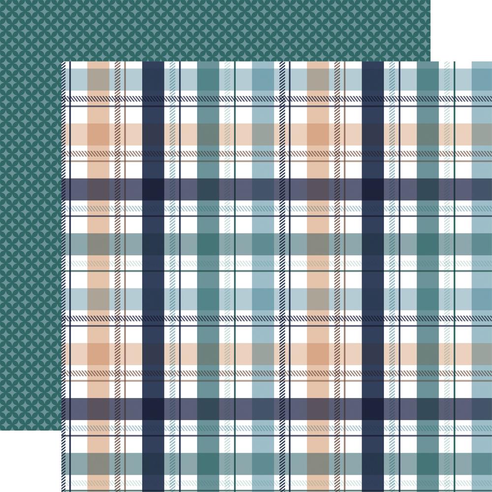 Echo Park Snow Day 12 x 12 Collection Kit sd469016 Cozy Plaid