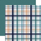Echo Park Snow Day 12 x 12 Collection Kit sd469016 Cozy Plaid