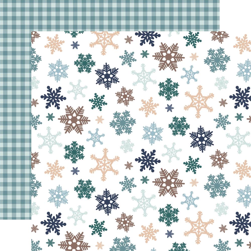 Echo Park Snow Day 12 x 12 Collection Kit sd469016 Snowflakes Falling