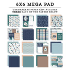 Echo Park Snow Day 6 x 6 Mega Paper Pad sd469031 Detailed Images