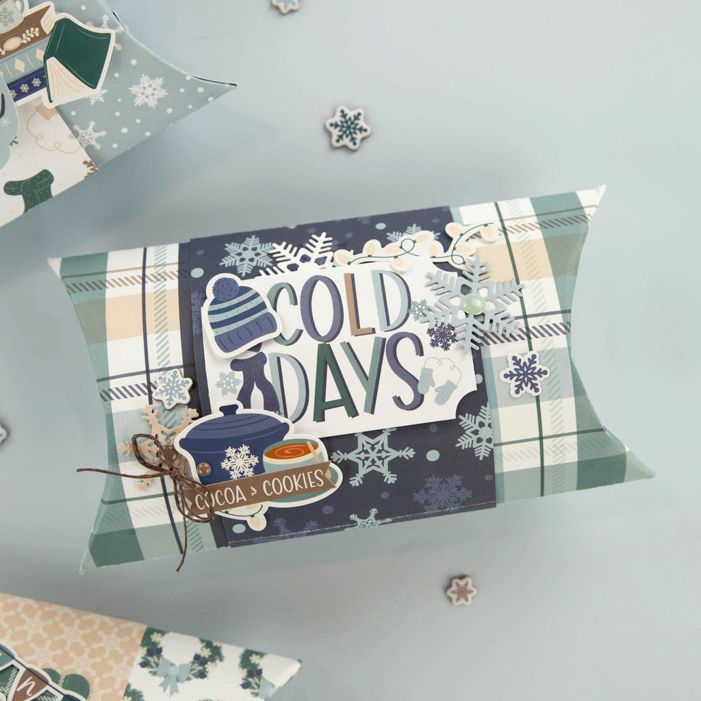 Echo Park Snow Day Ephemera sd469024 Holiday Gift Boxes