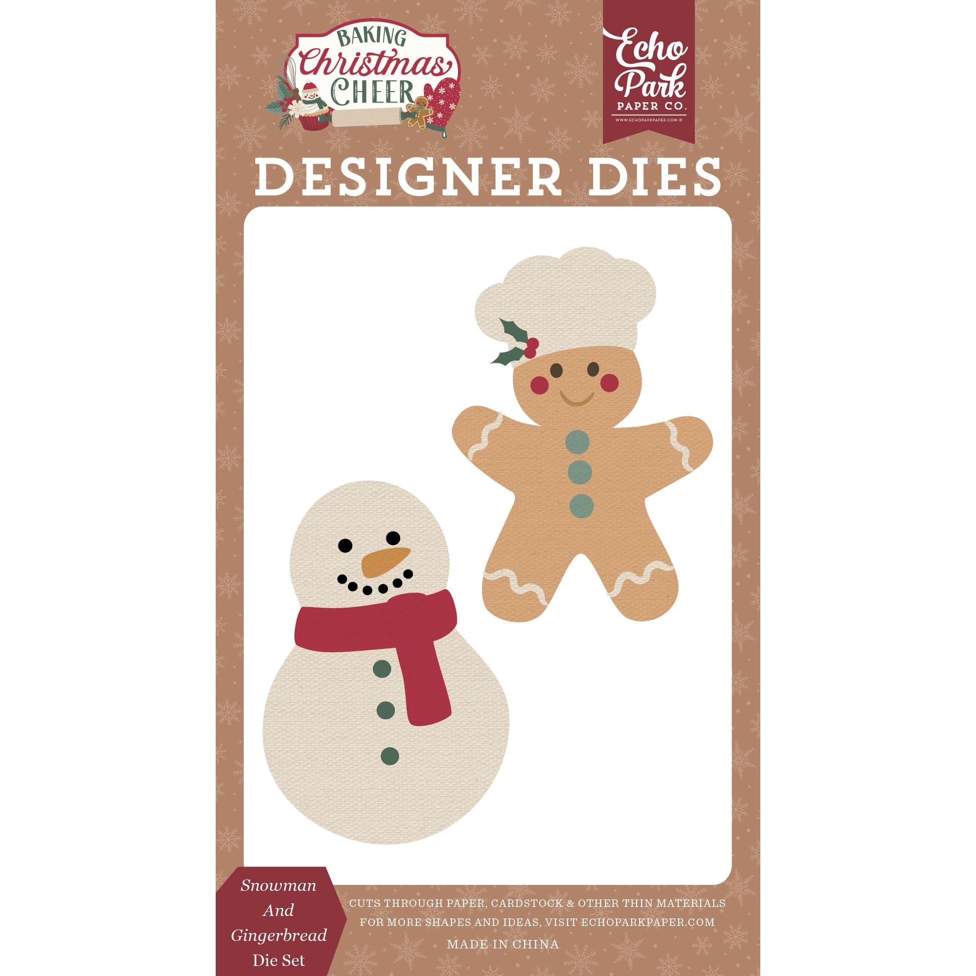 Echo Park Snowman And Gingerbread Dies bcc516043