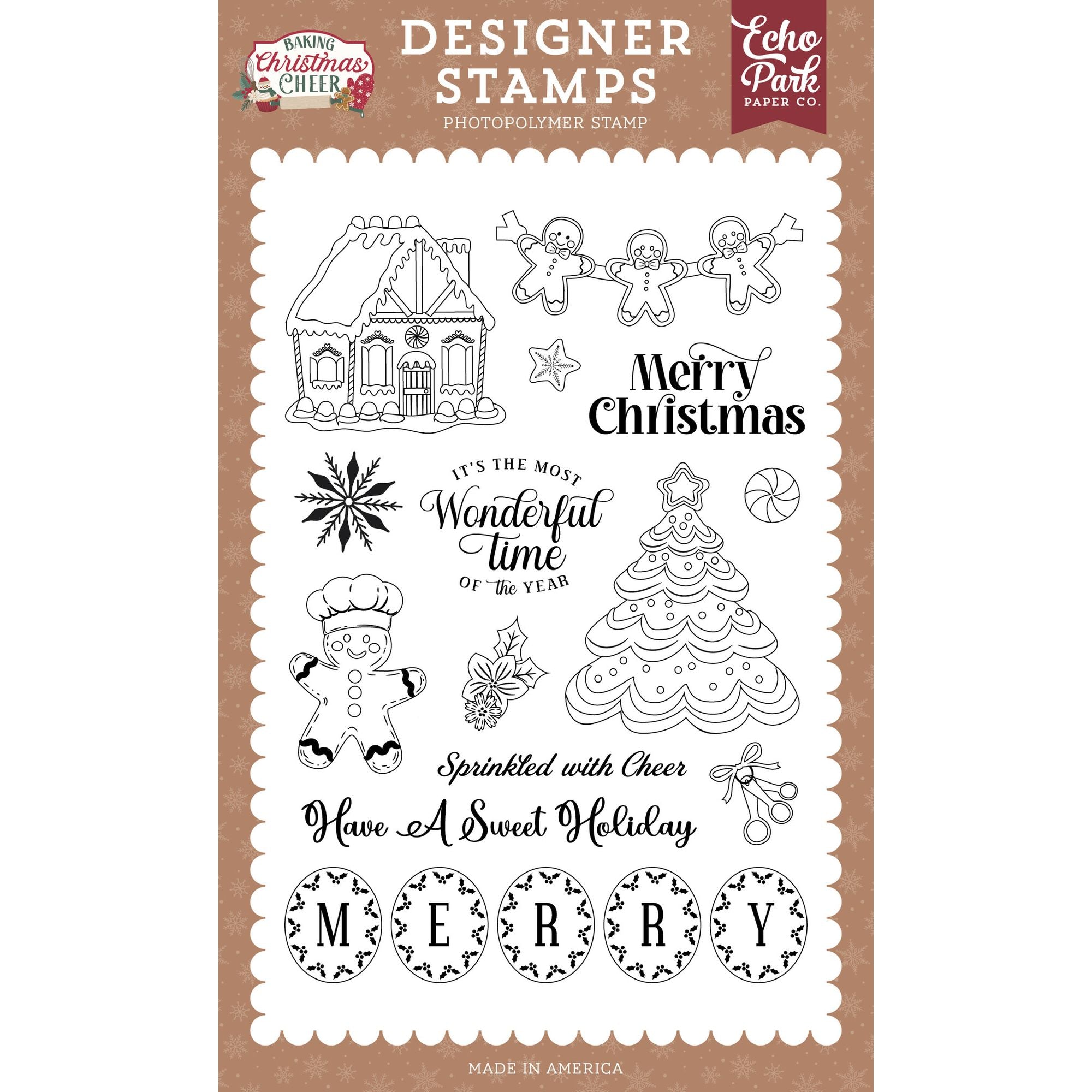 Echo Park Sprinkled With Cheer Clear Stamps bcc516046