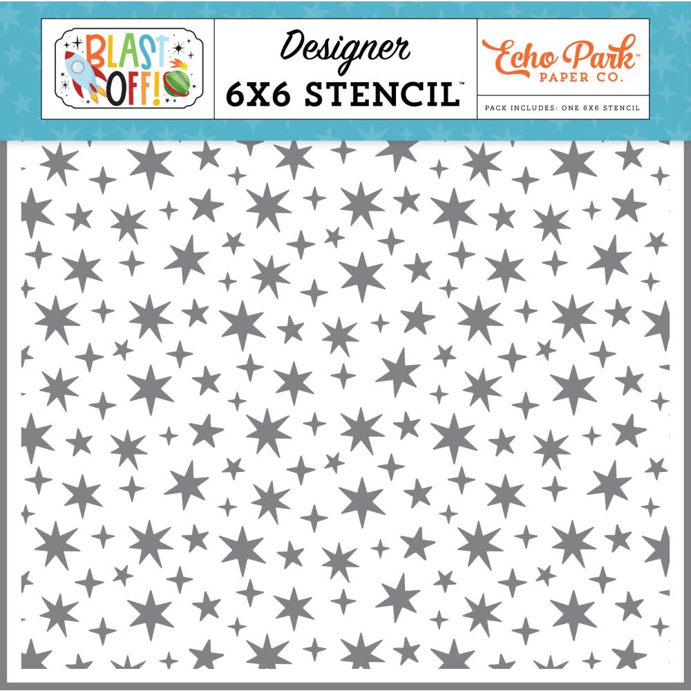 Echo Park Stellar Starbursts 6 x 6 Stencil bo407033