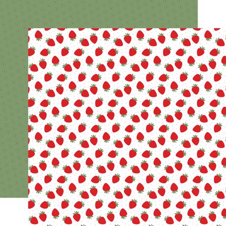 Echo Park Strawberry Fields 12 x 12 Collection Kit sf503016 Modern Fruit Image