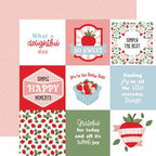 Echo Park Strawberry Fields 12 x 12 Collection Kit sf503016 Simple Happy Moments