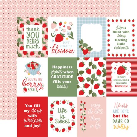Echo Park Strawberry Fields 12 x 12 Collection Kit sf503016