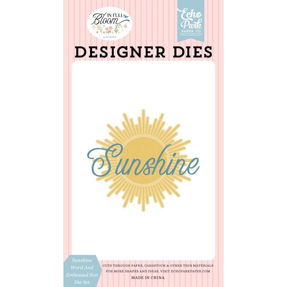 Echo Park Sunshine Word And Sun Dies ifb484041