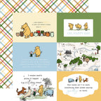 Echo Park The House At Pooh Corner 12 x 12 Collection Kit hpc420016 6X4 Journaling Cards