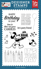 Echo Park Time For Cake Mouse Clear Stamps And Dies Bundle MMB509047 Mickey Mouse Birthday Stamps Alone