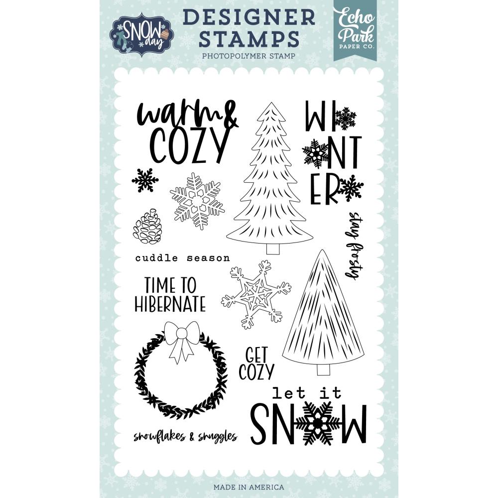 Echo Park Time to Hibernate Clear Stamps sd469043