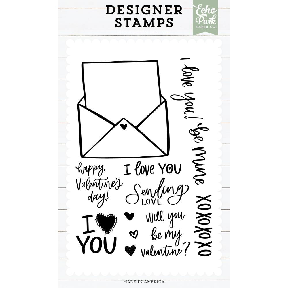 Echo Park Valentine Mail Clear Stamps epstamp212 – Simon Says Stamp