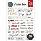 Echo Park Vintage Christmas Phrases Sticker Book vcp531029