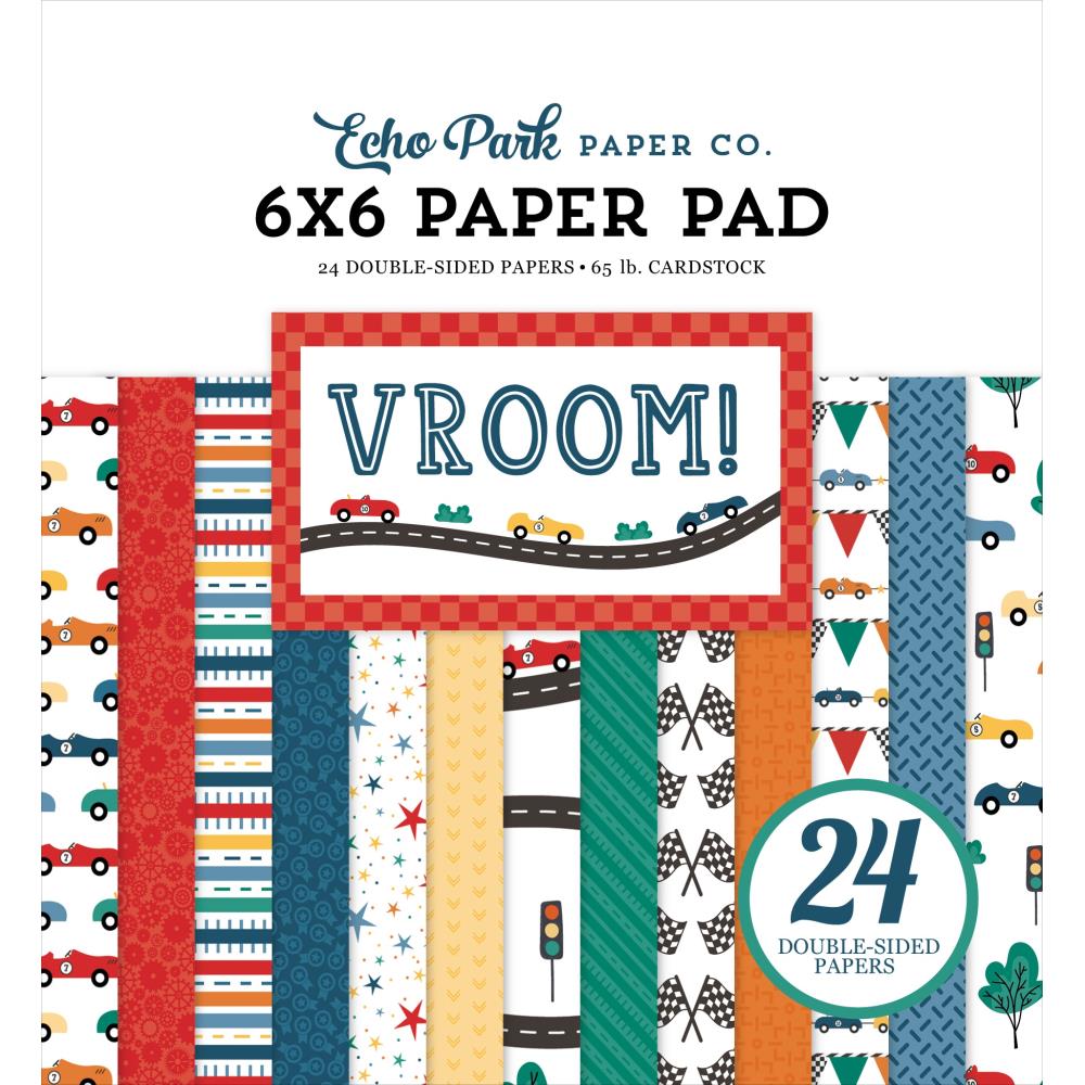 Echo Park Vroom 6 x 6 Paper Pad vr447023