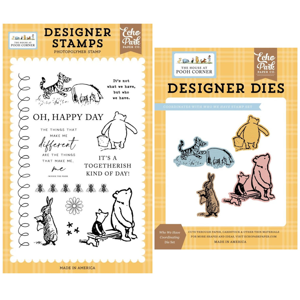 Echo Park Who We Have Stamps And Dies Bundle