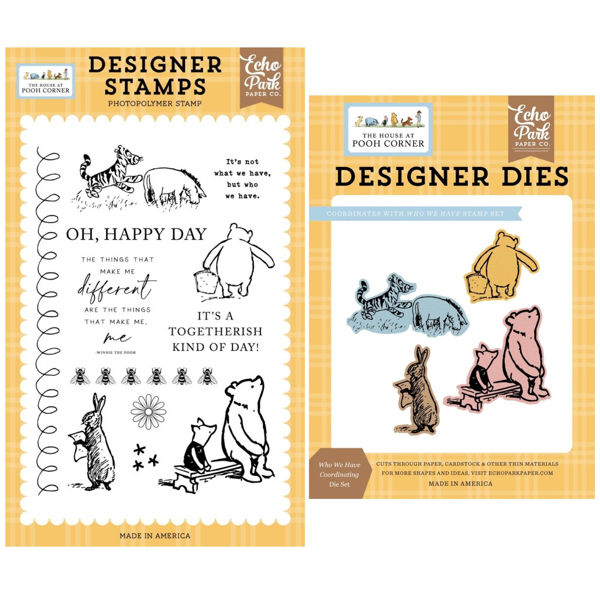Echo Park Who We Have Stamps And Dies Bundle