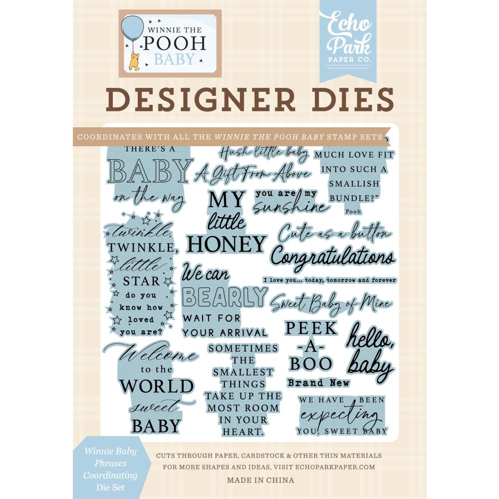 Echo Park Winnie Baby Phrases Dies wpb442047