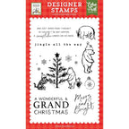 Echo Park Winnie Christmas Phrases Stamps And Dies Bundle WPC386044