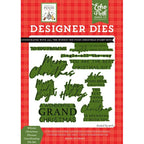 Echo Park Winnie Christmas Phrases Stamps And Dies Bundle WPC386047
