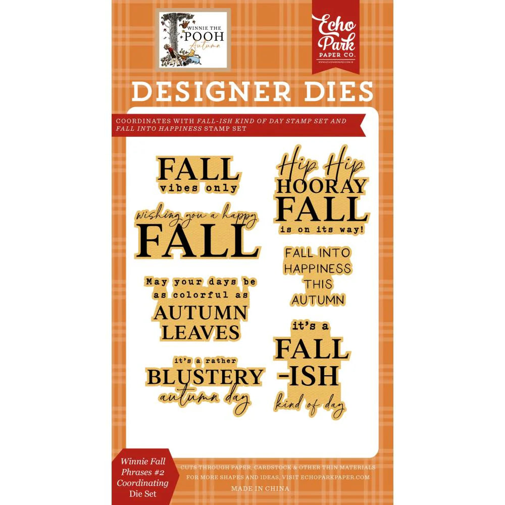 Echo Park Winnie Fall Phrases 2 Dies And Stamps Bundle Echo_Park_Winnie_Fall_Phrases_2_Dies_wpa453045