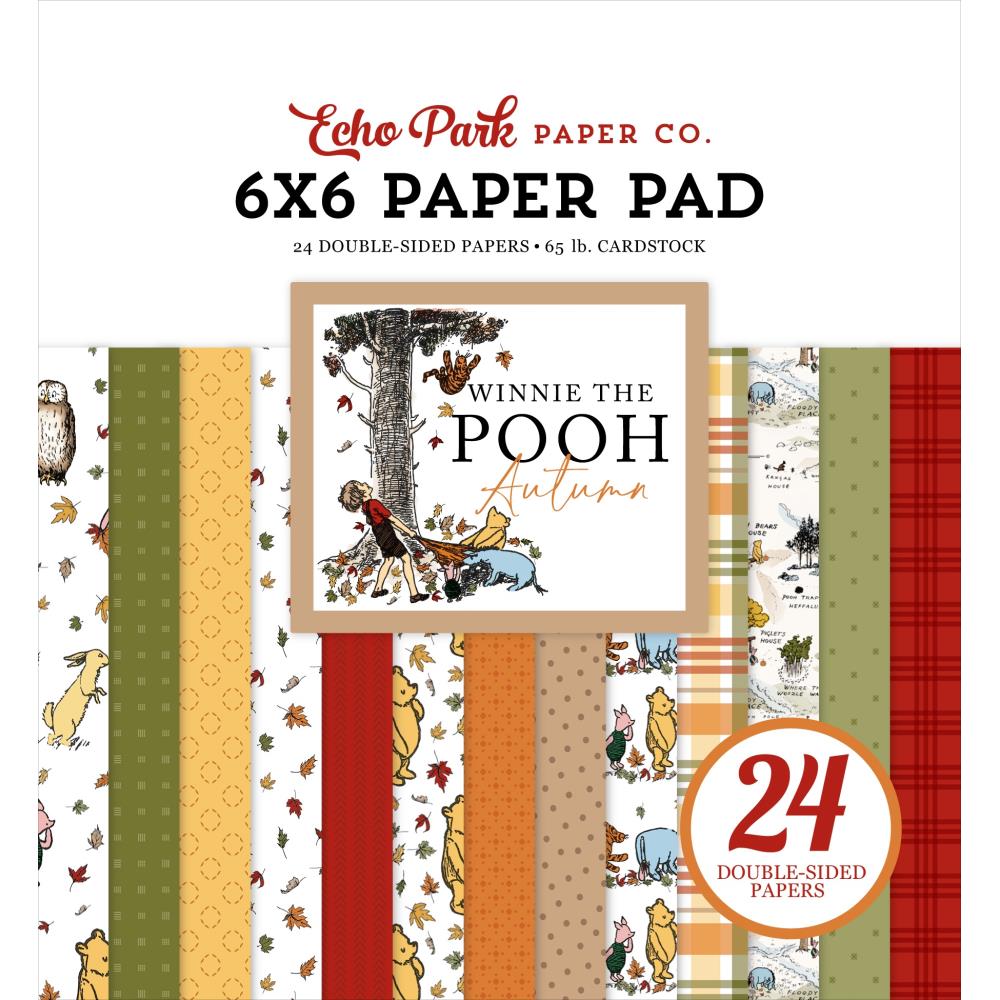 Echo Park Winnie The Pooh Autumn 6 x 6 Paper Pad wpa453023