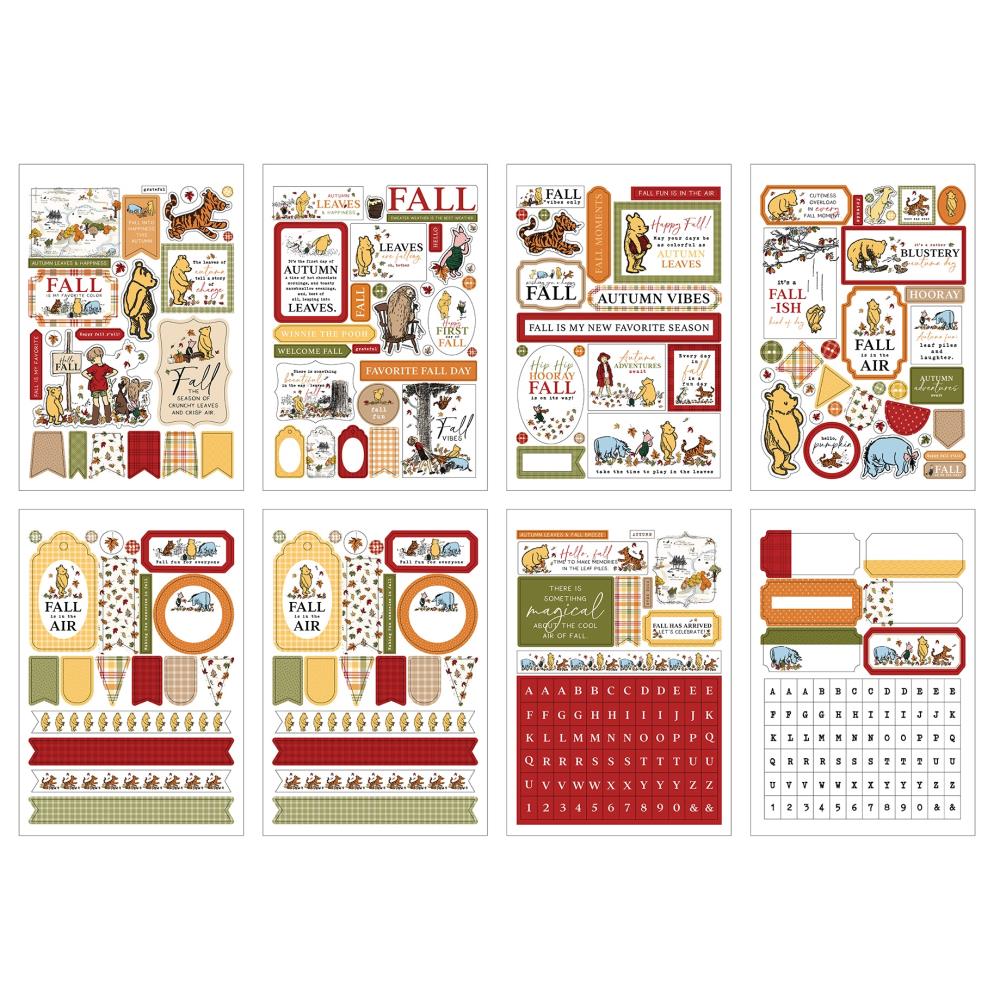 Echo Park Winnie The Pooh Autumn Sticker Book wpa453029 Detailed View