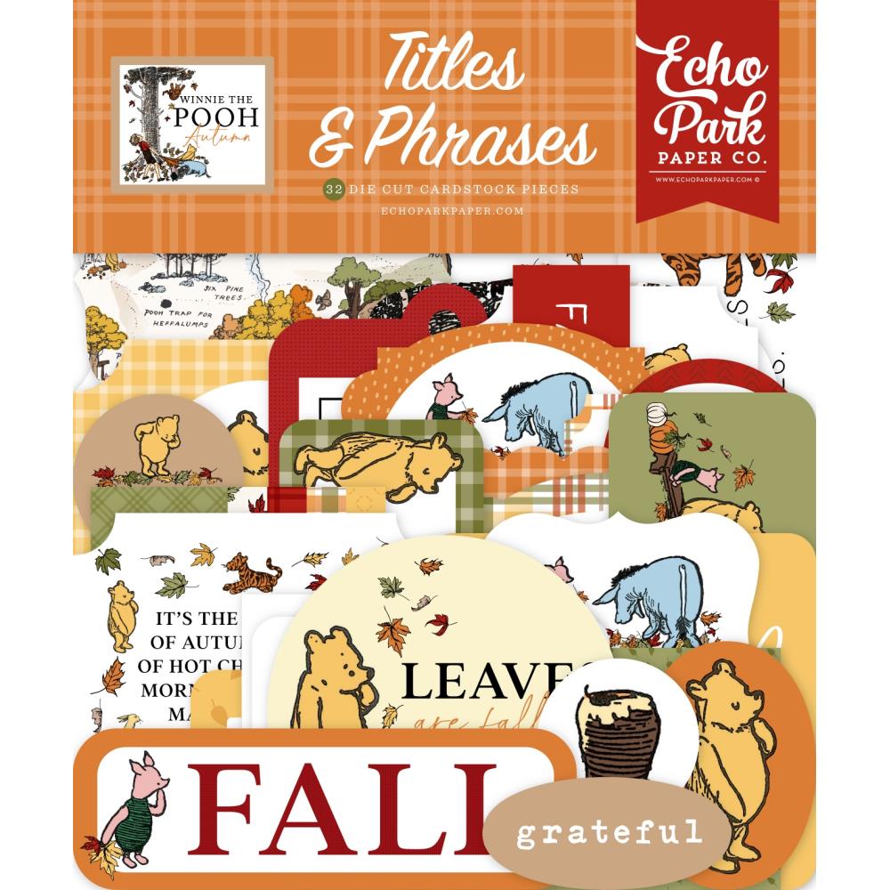Echo Park Winnie The Pooh Autumn Titles And Phrases wpa453032