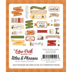 Echo Park Winnie The Pooh Autumn Titles And Phrases wpa453032 Packaging View