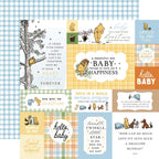 Echo Park Winnie The Pooh Baby 12 x 12 Collection Kit wpb442016 Multi Journaling Cards