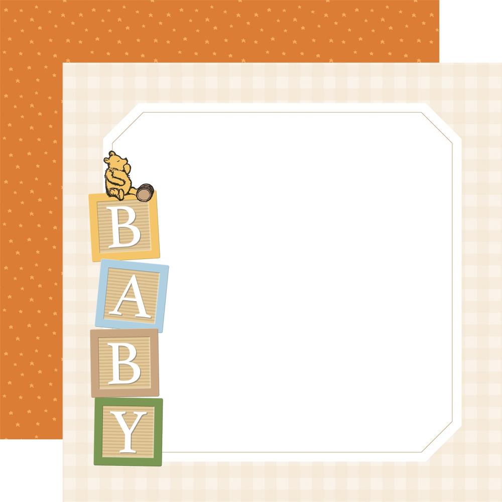 Echo Park Winnie The Pooh Baby 12 x 12 Collection Kit wpb442016 Welcome Baby