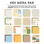 Echo Park Winnie The Pooh Baby 6 x 6 Mega Paper Pad wpb442031 Alternate Image